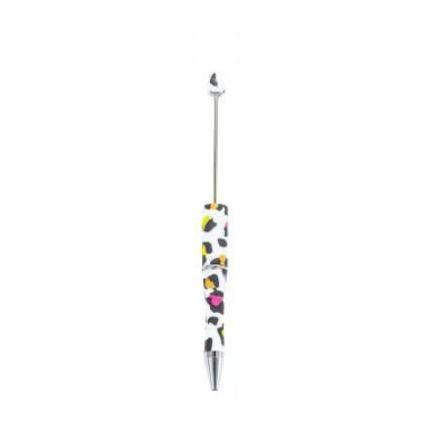 【P1】Beadable Pens Bulk Plastic Bead Ballpoint Pens for DIY 
