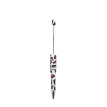 【P1】Beadable Pens Bulk Plastic Bead Ballpoint Pens for DIY 