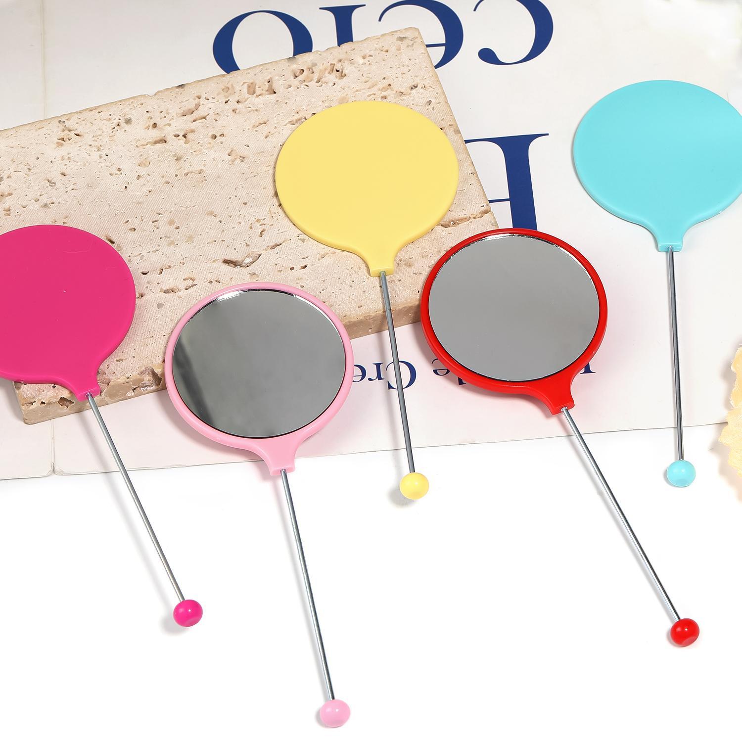 【P254】5PCS Hand-held round DIY beaded portable mirror 5pc Letter opener-JPM