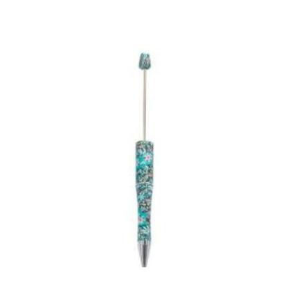 【P1】Beadable Pens Bulk Plastic Bead Ballpoint Pens for DIY 