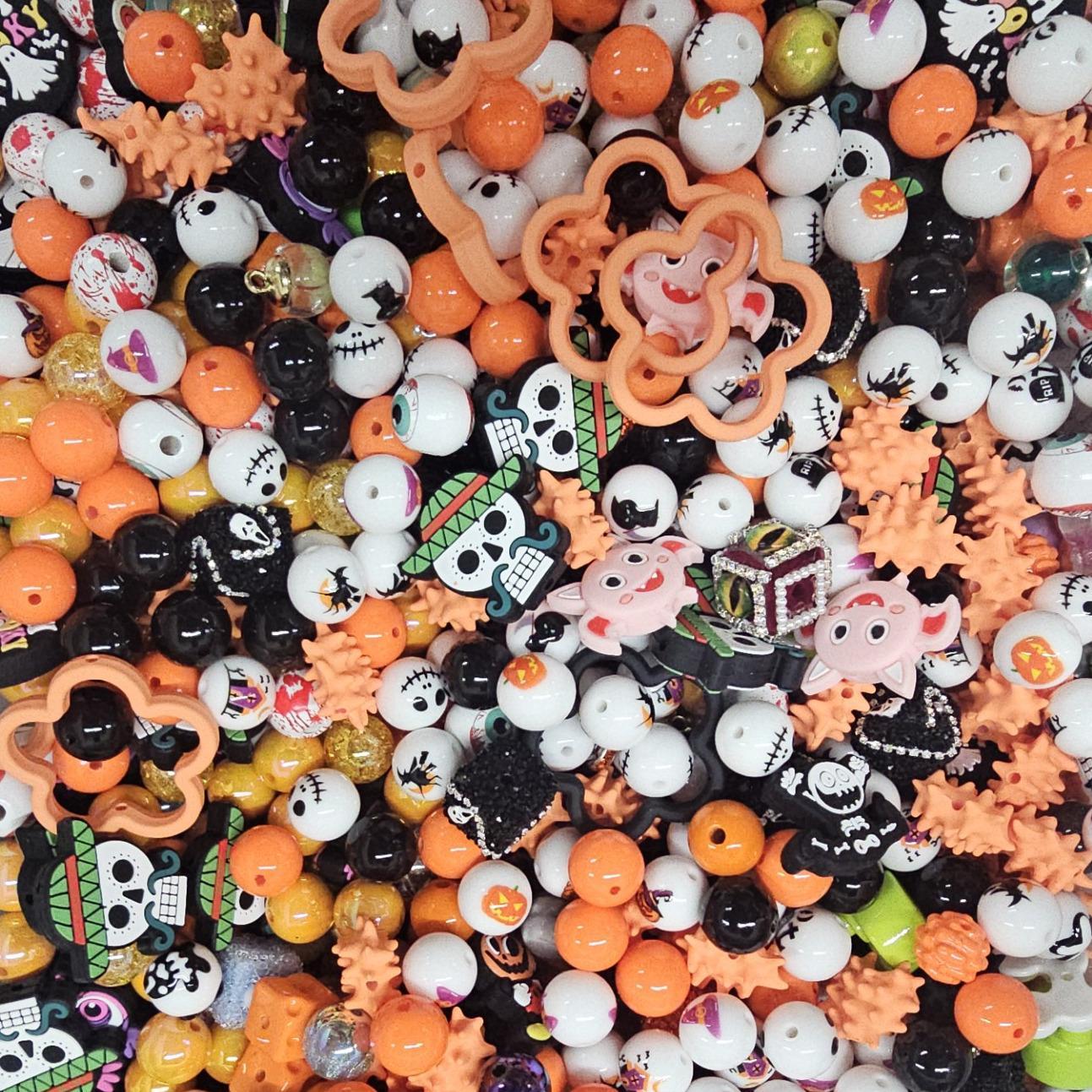 【HS】5oz Colour mix bead accessories set with various shapes available DIY Bead