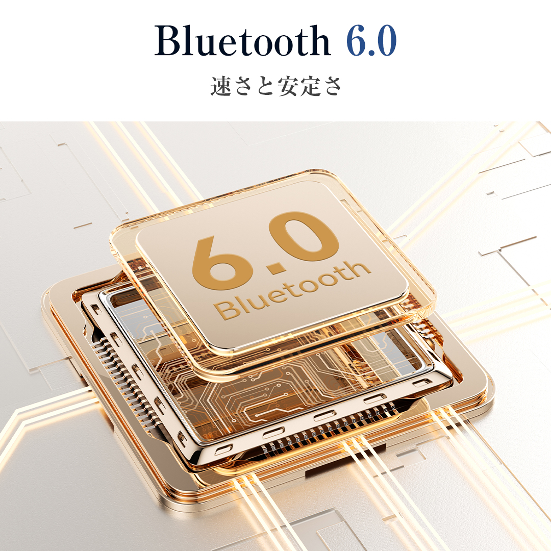 イヤホン  Bluetooth6.0 イヤーカフイヤホン ENCノイズキャンセリンク 瞬間接続 低遅延 左右分離型  軽型 iPhone/Android適用 通勤/通学