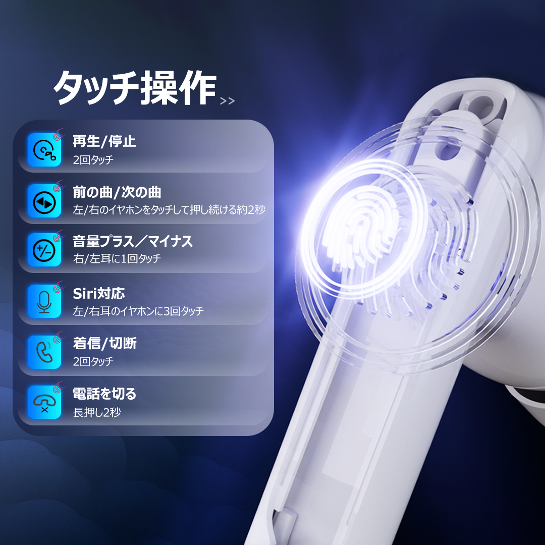 2024 Bluetooth5.4 音質向上版】ワイヤレスイヤホン イヤホン