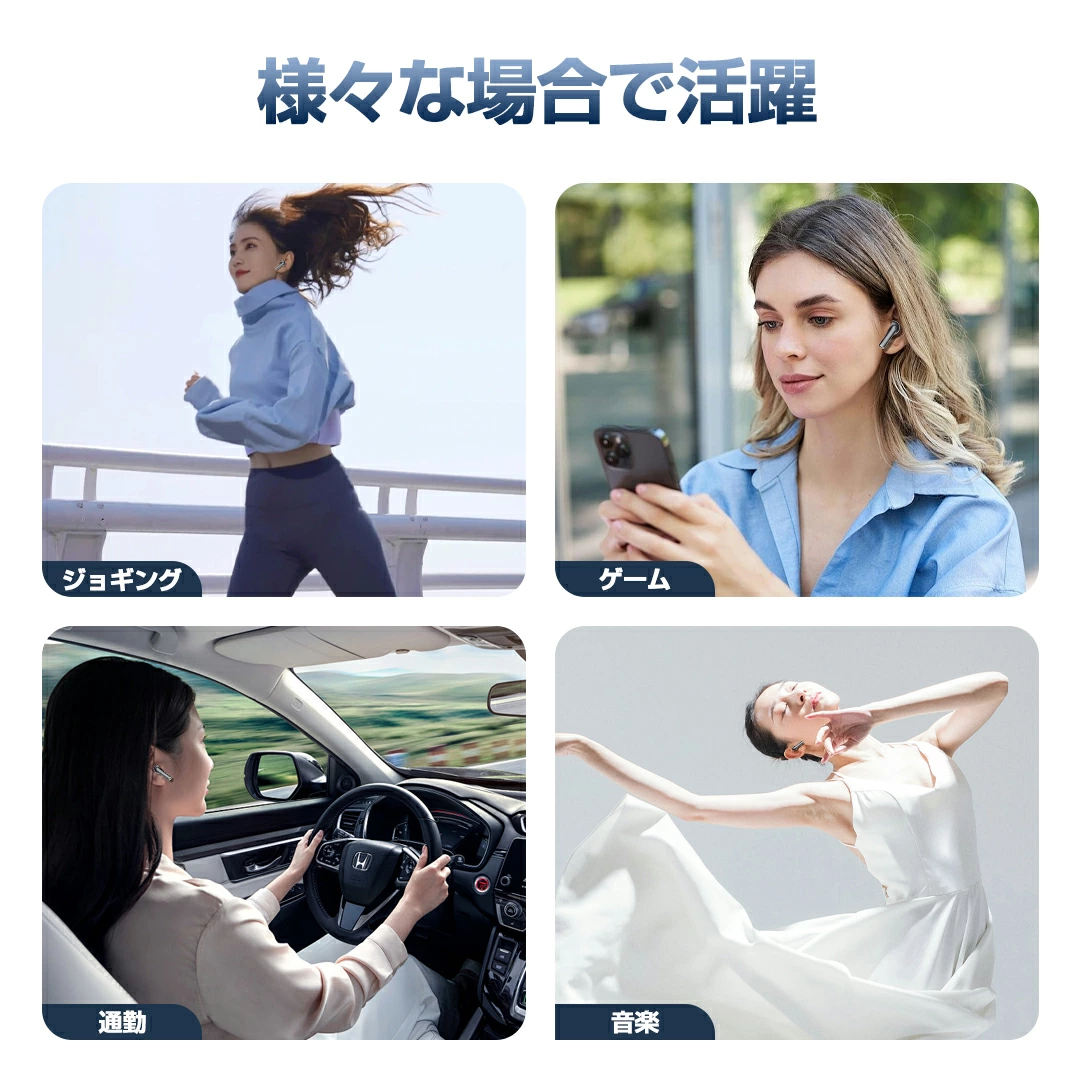 ワイヤレスイヤホン イヤホン AI翻訳機能付 同時通訳 Bluetooth5.4 ANC ENCノイズキャンセリング ステレオサウンド 自動ペアリング 軽量 iPhone iOS Android に対応 高音質 通話 IPX7防水