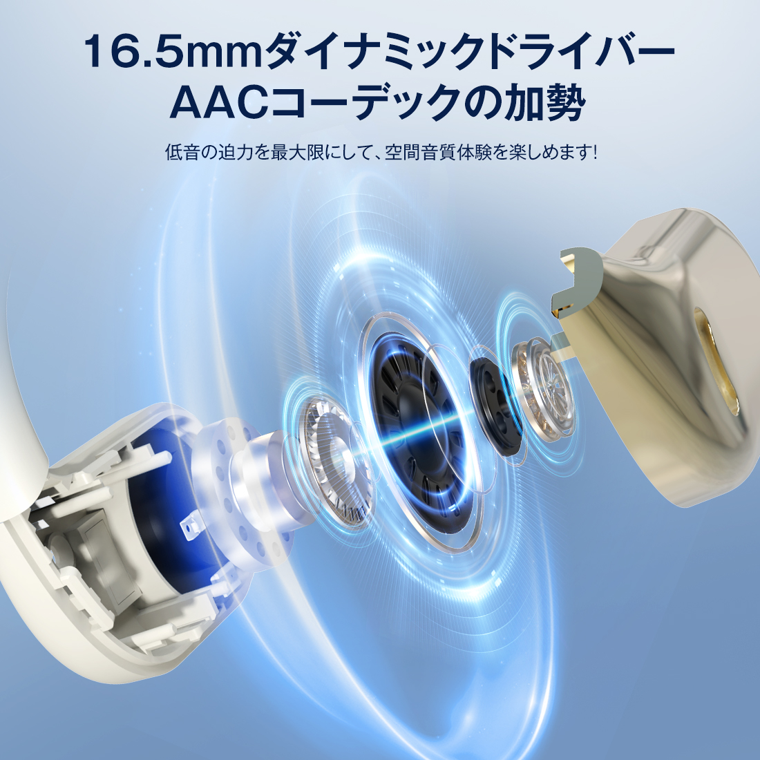 「指向性音伝送技術&8D空間HIFI高音質」ワイヤレスイヤホン OWS オープンイヤー型イヤホン 耳を塞がないイヤホン 耳掛け式 bluetooth5.4 ENC通話ノイズキャンセリング 残量表示 Type‐C急速充電 音漏れ抑制 HIFI高音質 防水 30時間連続稼働