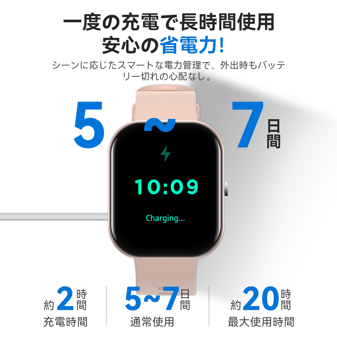 【2025年最新型】 スマートウォッチ 腕時計 Bluetooth5.4 スマート ウォッチ 1.96インチ大画面 24時間健康管理 IP68防水 血中酸素度 心拍数 スマートウオッチ 薄型 軽量 iphone android対応 着信通知 GPS運動記録 多機能 腕時計 睡眠検測 長時間待機