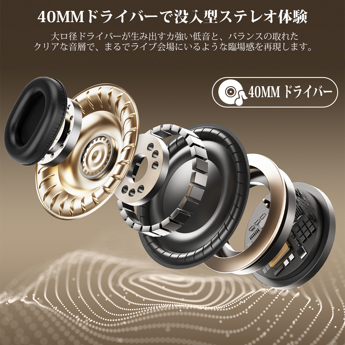 ワイヤレスヘッドホン イヤホン ヘッドホン Bluetooth6.0 ワイヤレスイヤホン 超低遅延 クリア通話 有線無線両用 オーディオケーブル付き 折りたたみ式 SHRATCH