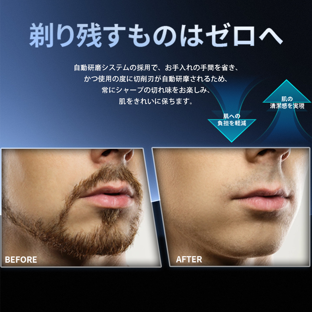 シェーバー メンズ 髭剃り 多機能シェーバー 3IN1 電気シェーバー ひげそり 電動ひげそり 回転式 3枚刃 LCD電池残量表示 防水 type-c充電 ロック機能 トリマー刃