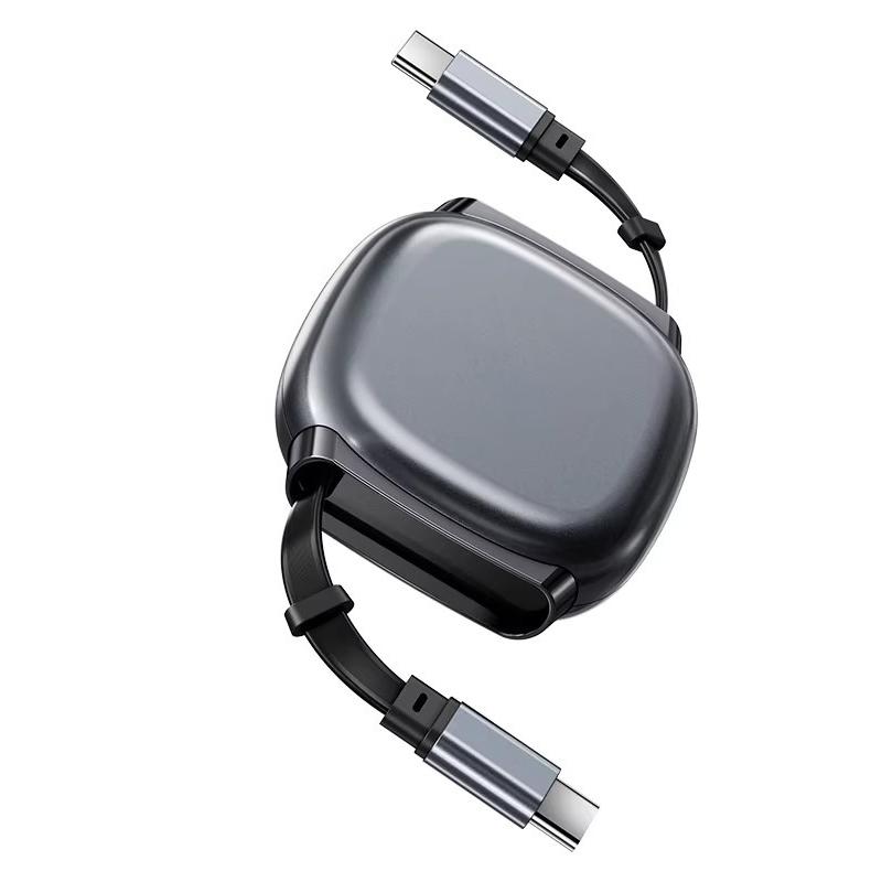 Type-C ケーブル 充電ケーブル pd対応 TypeC CtoC ケーブル 240W 急速充電 巻き取り 高速データ転送 1m ノートPC MacBook