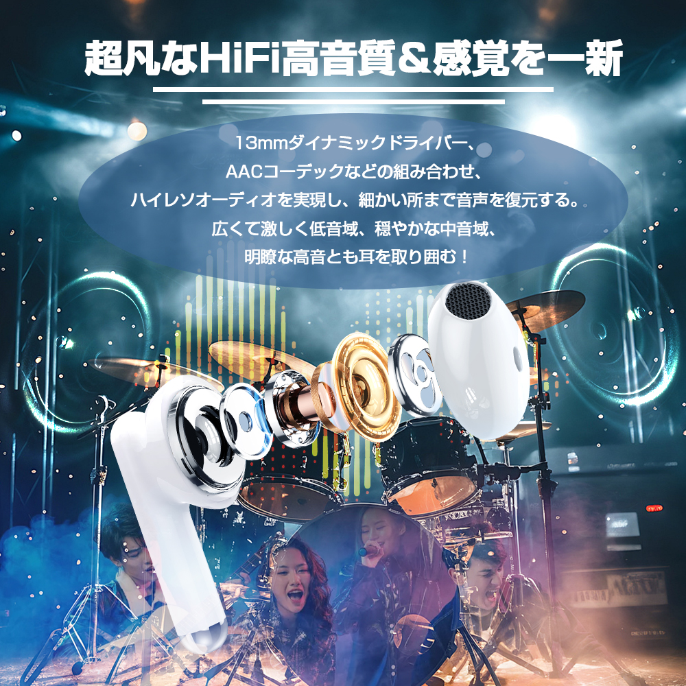 ワイヤレスイヤホン bluetoothイヤホン SHRATCH 残量表示 Bluetooth5.4 ANC 爆買 イヤホン マイク付き 自動ペアリング 35H連続再生 HiFi高音質 LEDディスプレイ