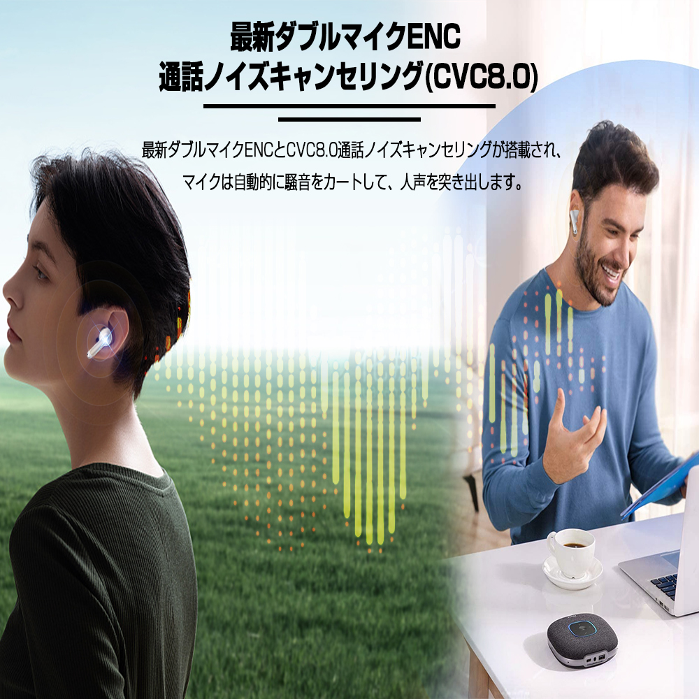 ワイヤレスイヤホン bluetoothイヤホン SHRATCH 残量表示 Bluetooth5.4 ANC 爆買 イヤホン マイク付き 自動ペアリング 35H連続再生 HiFi高音質 LEDディスプレイ