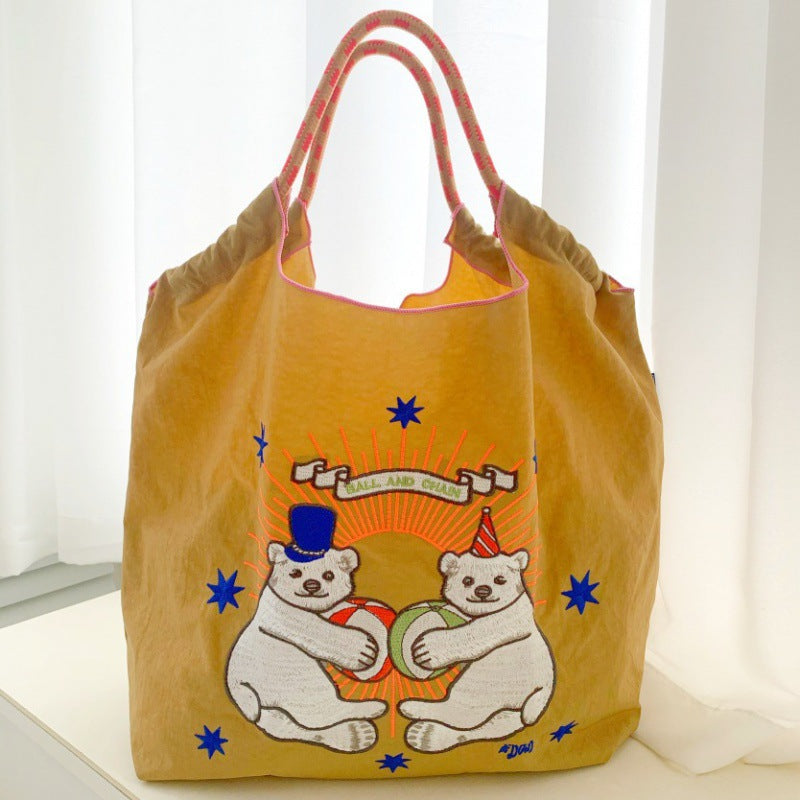 【正規品】手作りエコショッピングバッグ
