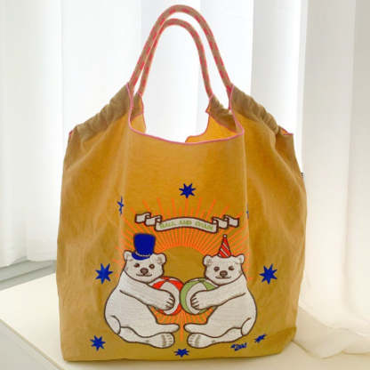 【正規品】手作りエコショッピングバッグ
