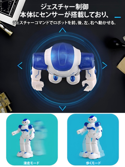 リモコン付き電動ロボット