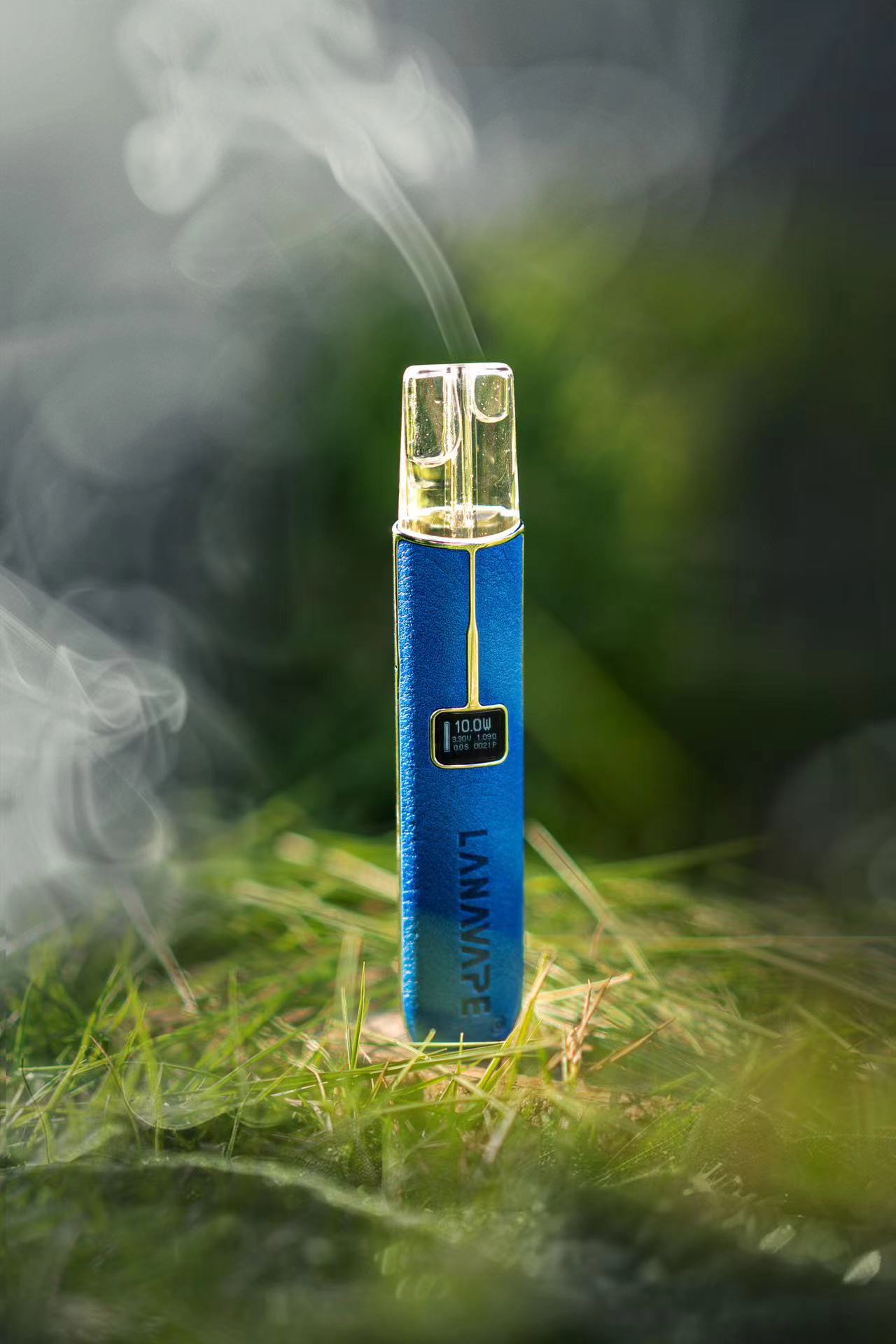 LANA皮革主機藍色