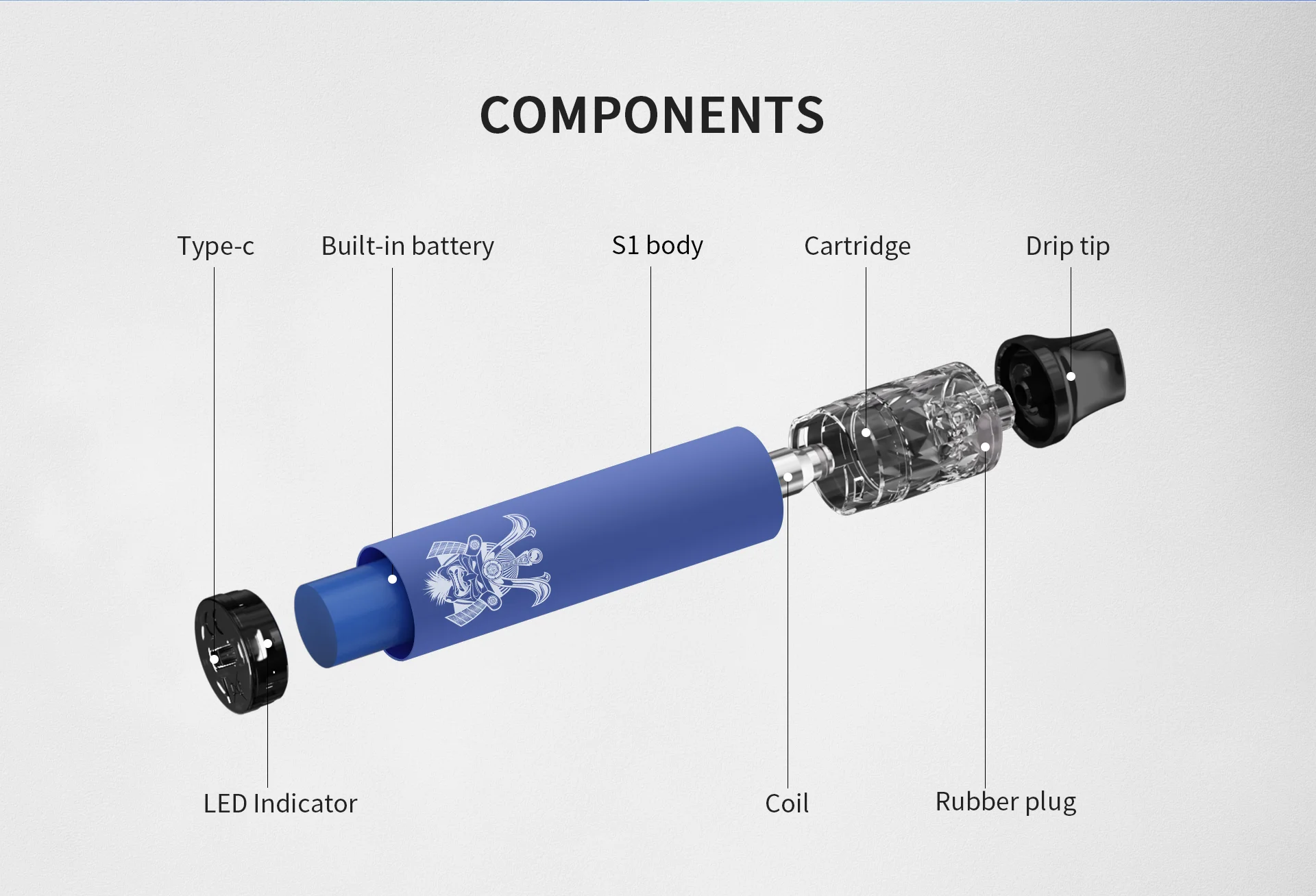 图片[2]-DISPOSABLE BARS 將軍S1一次性拋棄式主機