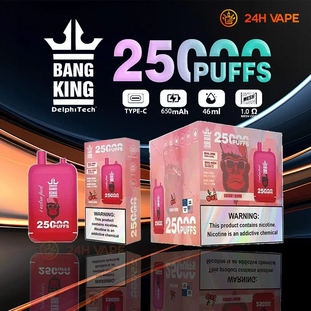 Bang King 25000 一次性電子煙 雙彈設計・46ml超大煙油