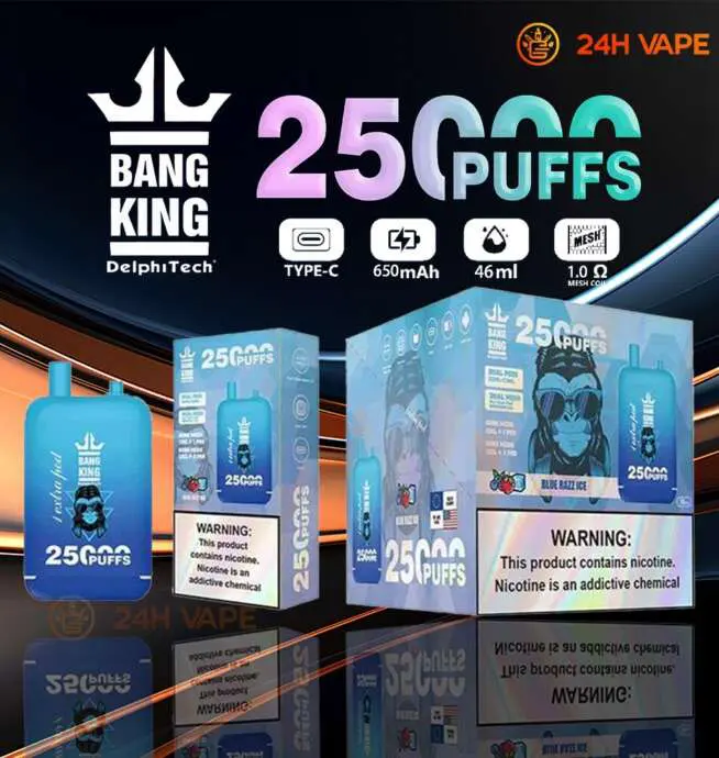 Bang King 25000 一次性電子煙 雙彈設計・46ml超大煙油