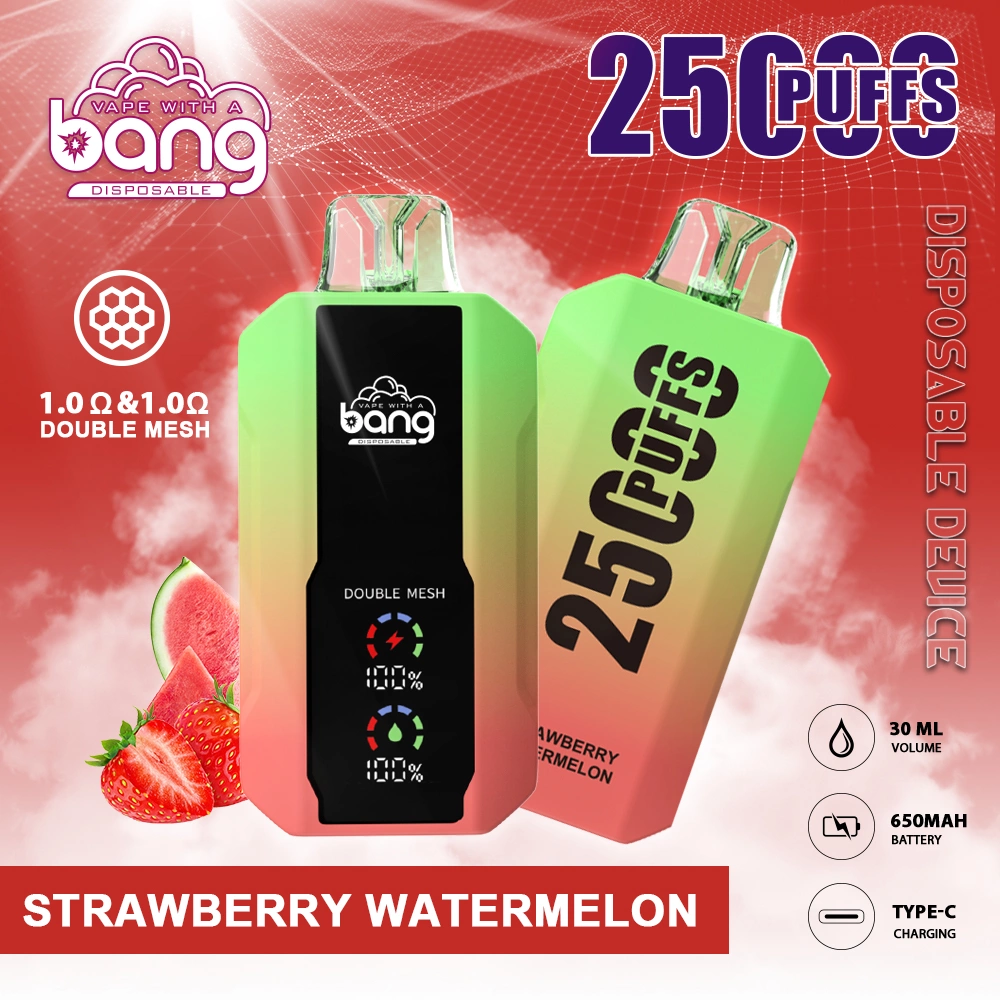 Bang Large-Screen 25000 Puffs 智能螢幕抛棄式電子煙