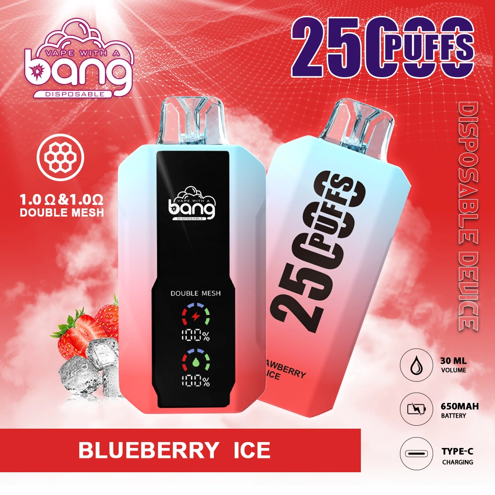 Bang Large-Screen 25000 Puffs 智能螢幕抛棄式電子煙