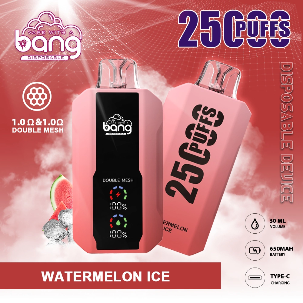 Bang Large-Screen 25000 Puffs 智能螢幕抛棄式電子煙