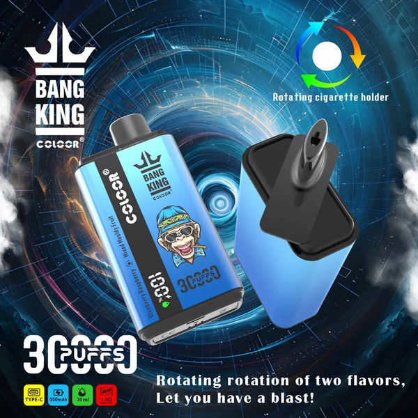 BANG KING 30000 雙口味一次性電子煙 – 極致容量，雙重享受