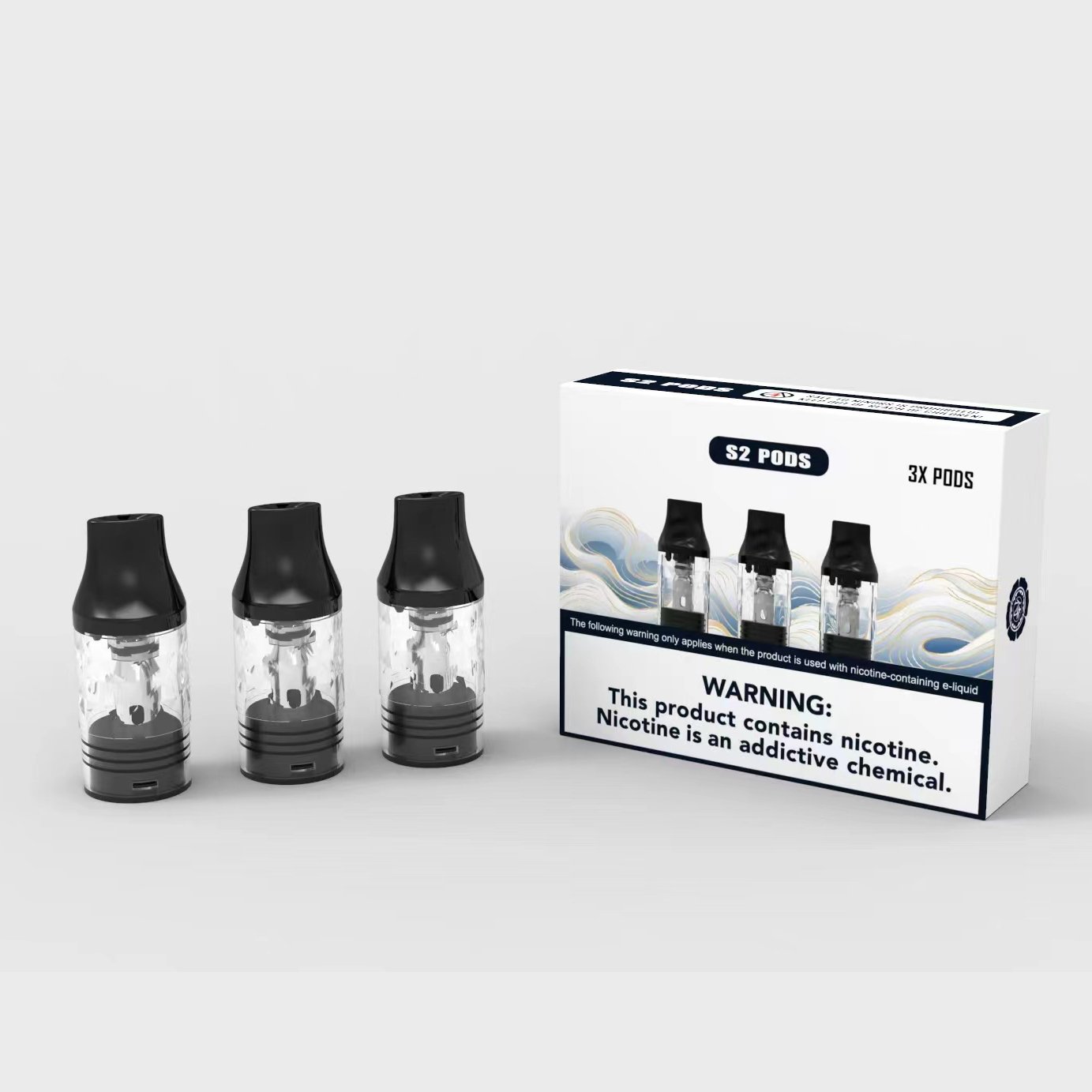 【小煙套裝】SAMURAI  將軍主機 S2 POD  500mah-台灣現貨