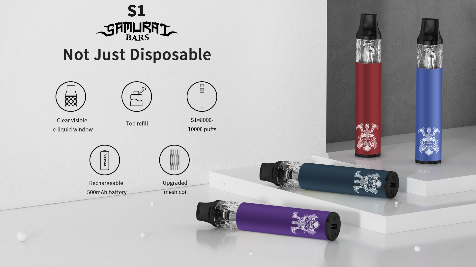 图片[1]-DISPOSABLE BARS 將軍S1一次性拋棄式主機