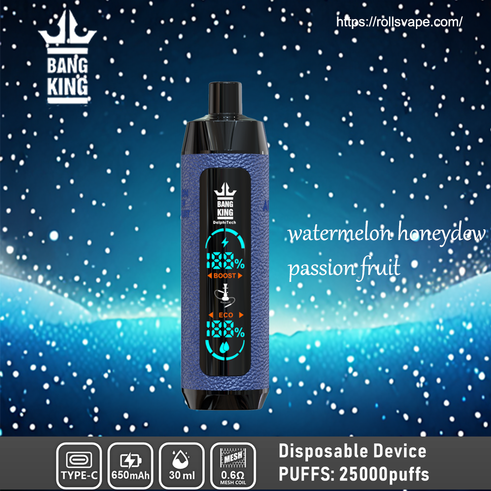 Bang King Shisha 25000 | 25K Puffs 一次性電子煙 – 奢華體驗，極致滿足