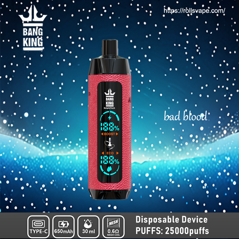 Bang King Shisha 25000 | 25K Puffs 一次性電子煙 – 奢華體驗，極致滿足