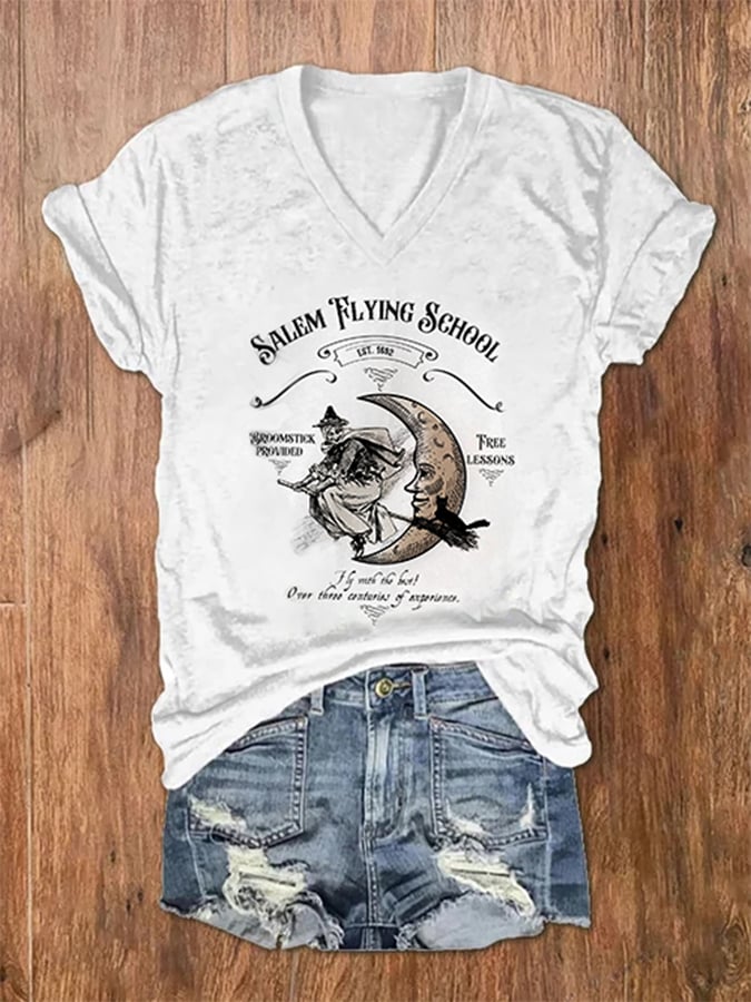 Halloween Vintage Witch T-Shirt