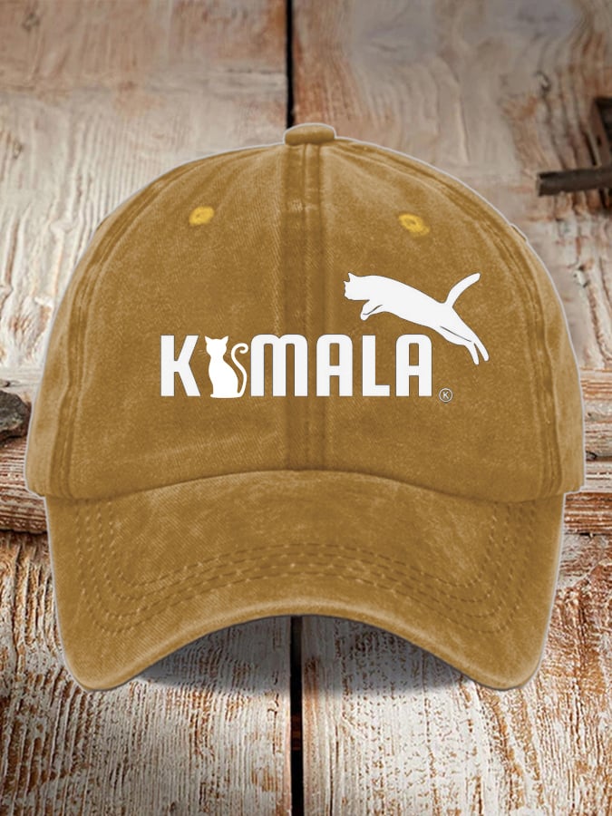 Unisex scab printed washed distressed hat