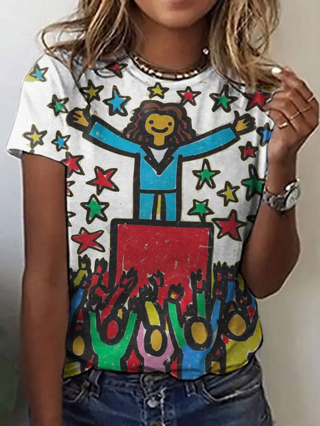 Women's Comma La Print T-Shirt