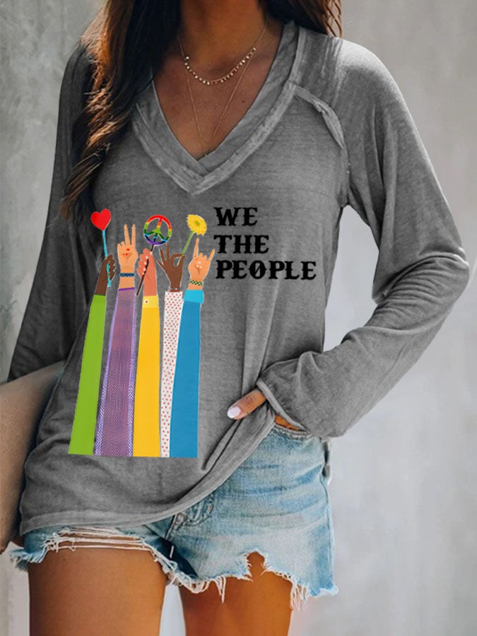 Women'S We The People Peace Printed T-Shirt