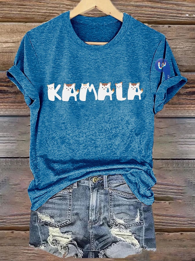 Women'S Casual La Print Casual T-Shirt