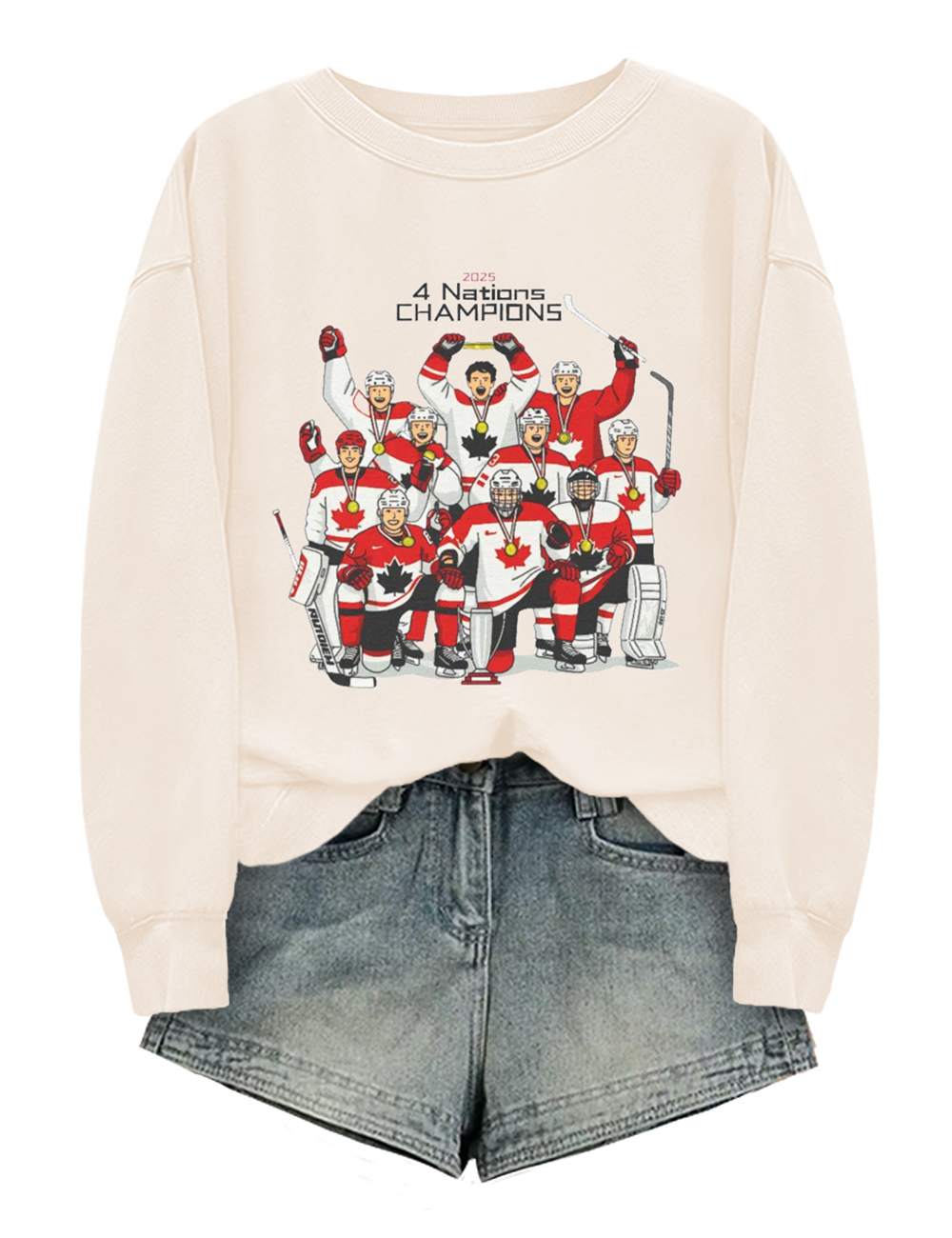 Canada 2025 4 Nations Champions Shirt