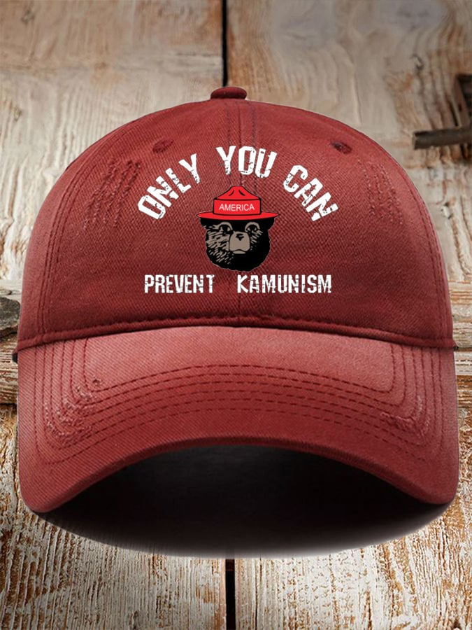 Unisex Only You Can Prevent Kamunism Printed Hat