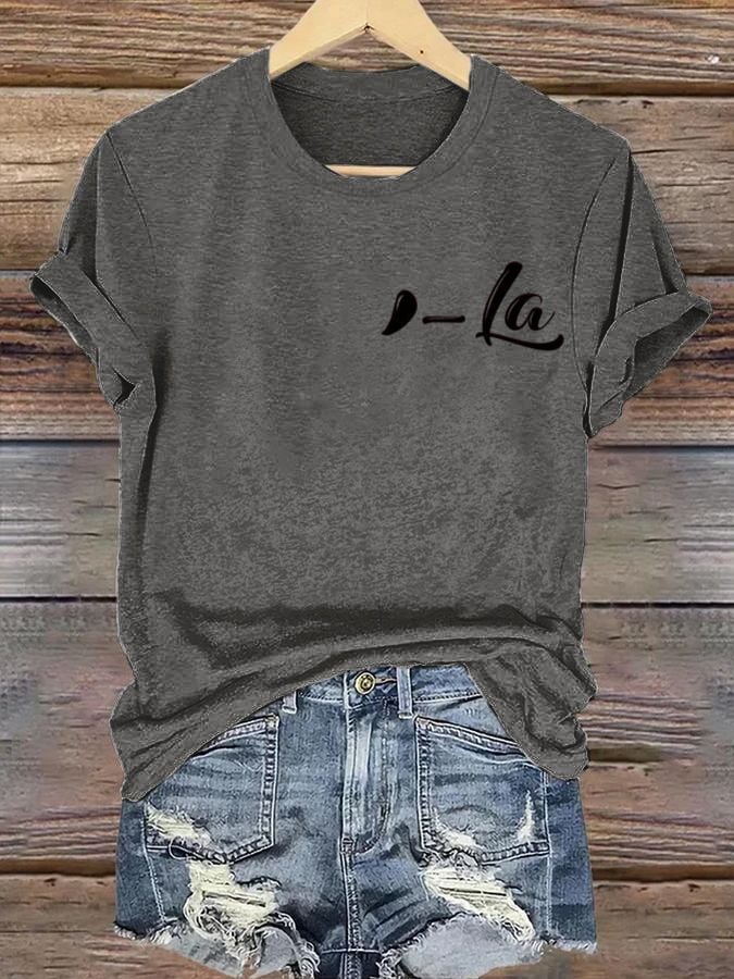 Women's Feminist Printed Casual T-Shirt