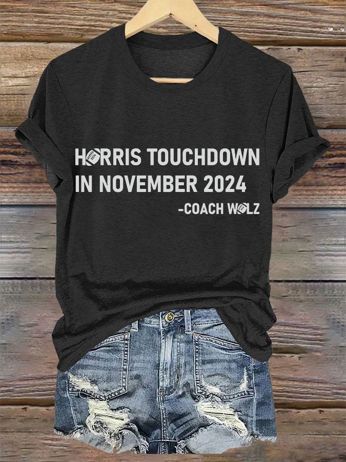 Women's TOUCHDOWN IN NOVEMBER Printed T-shirt