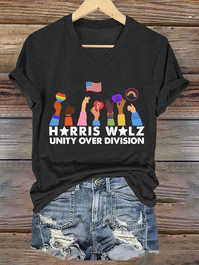 Women's Unity Over Division Print T-Shirt