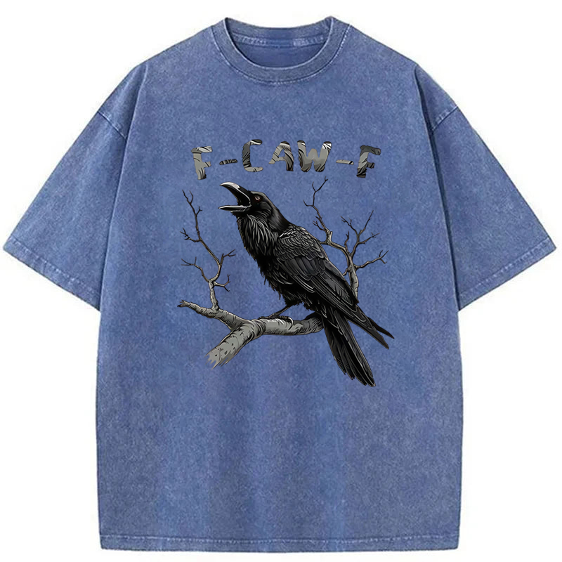 F-Caw-F Crow Washed T-Shirt