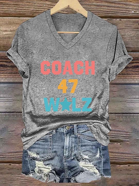 Women's The Coach 47 Print T-Shirt