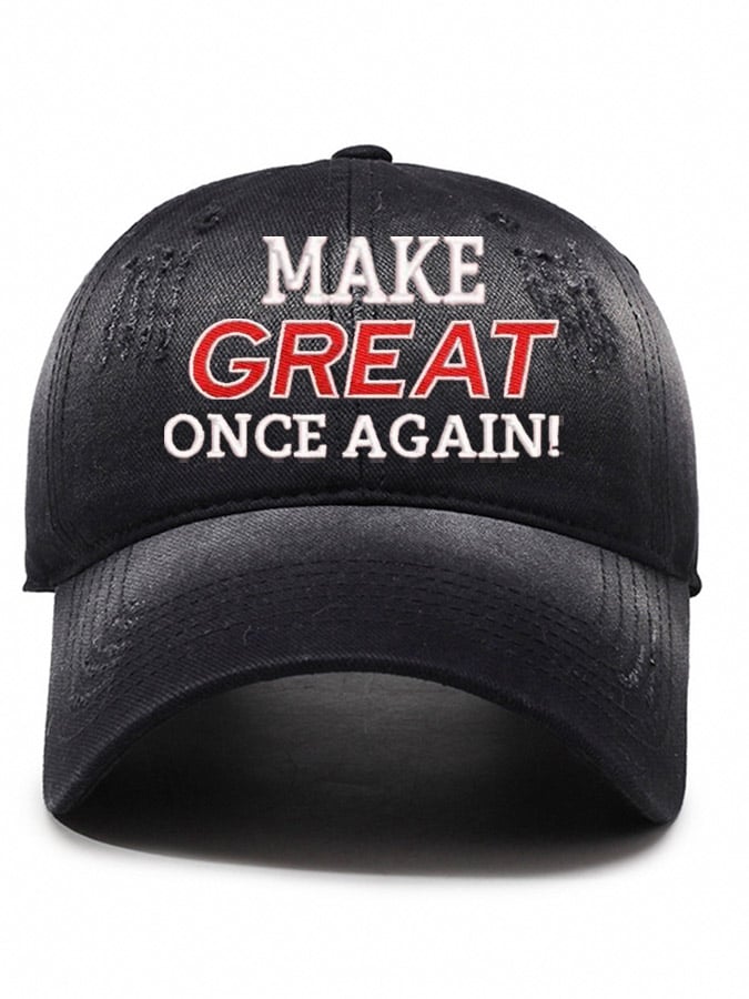 Unisex Make Great Once Again  Print Baseball Cap