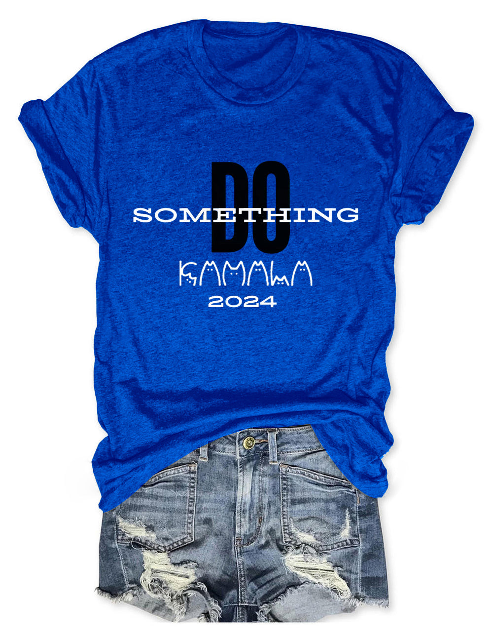Women's Do Something Comma La Print T-Shirt