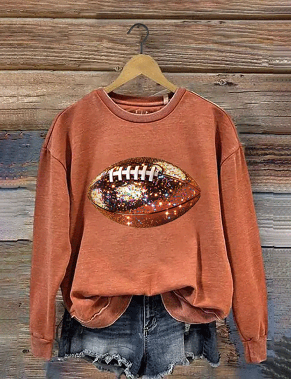 Women's Football Print Shirt