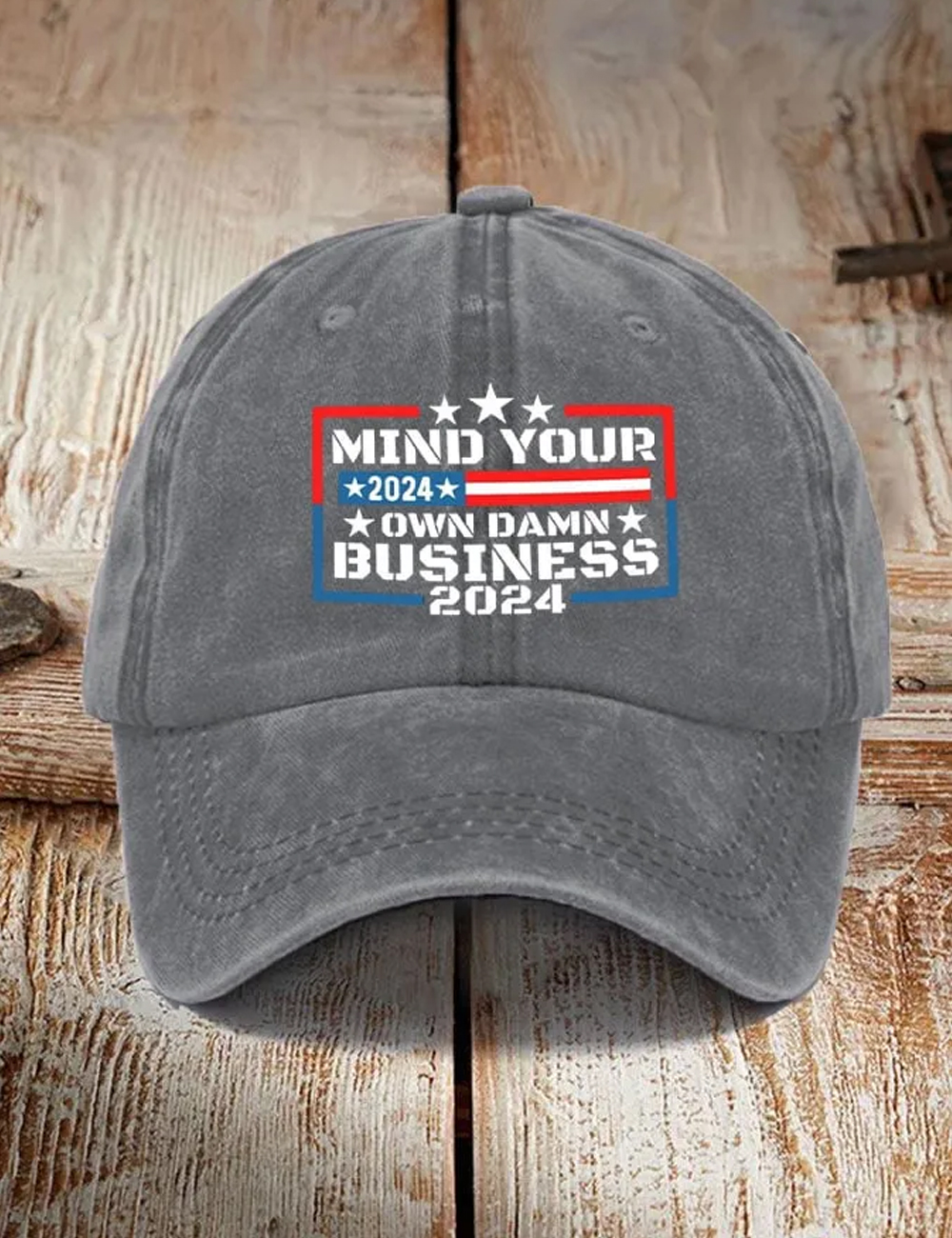 Mind Your Own Damn Business Print Hat