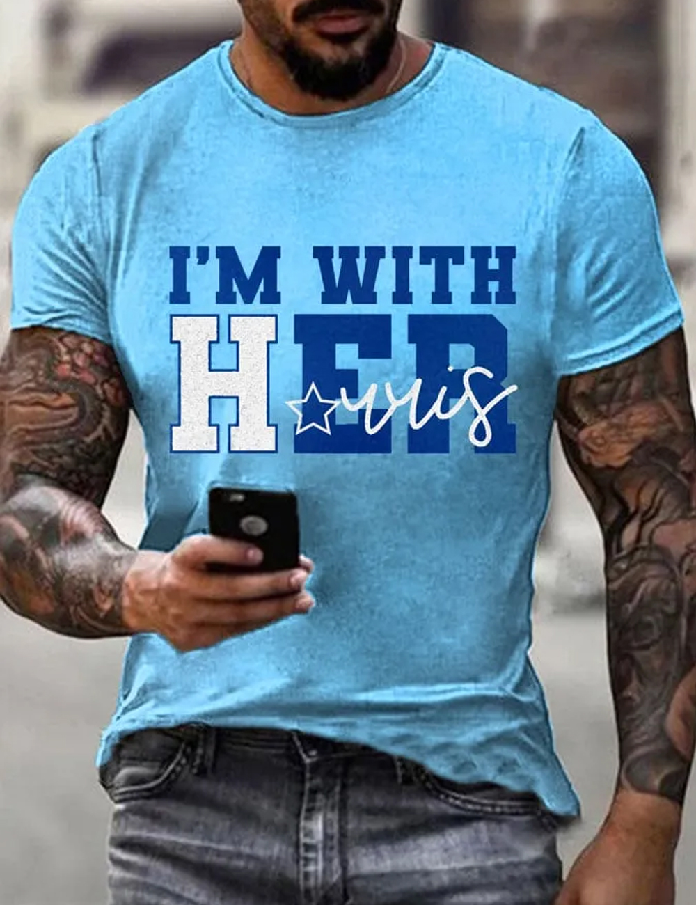 Men's I’m With Her Print T-Shirt