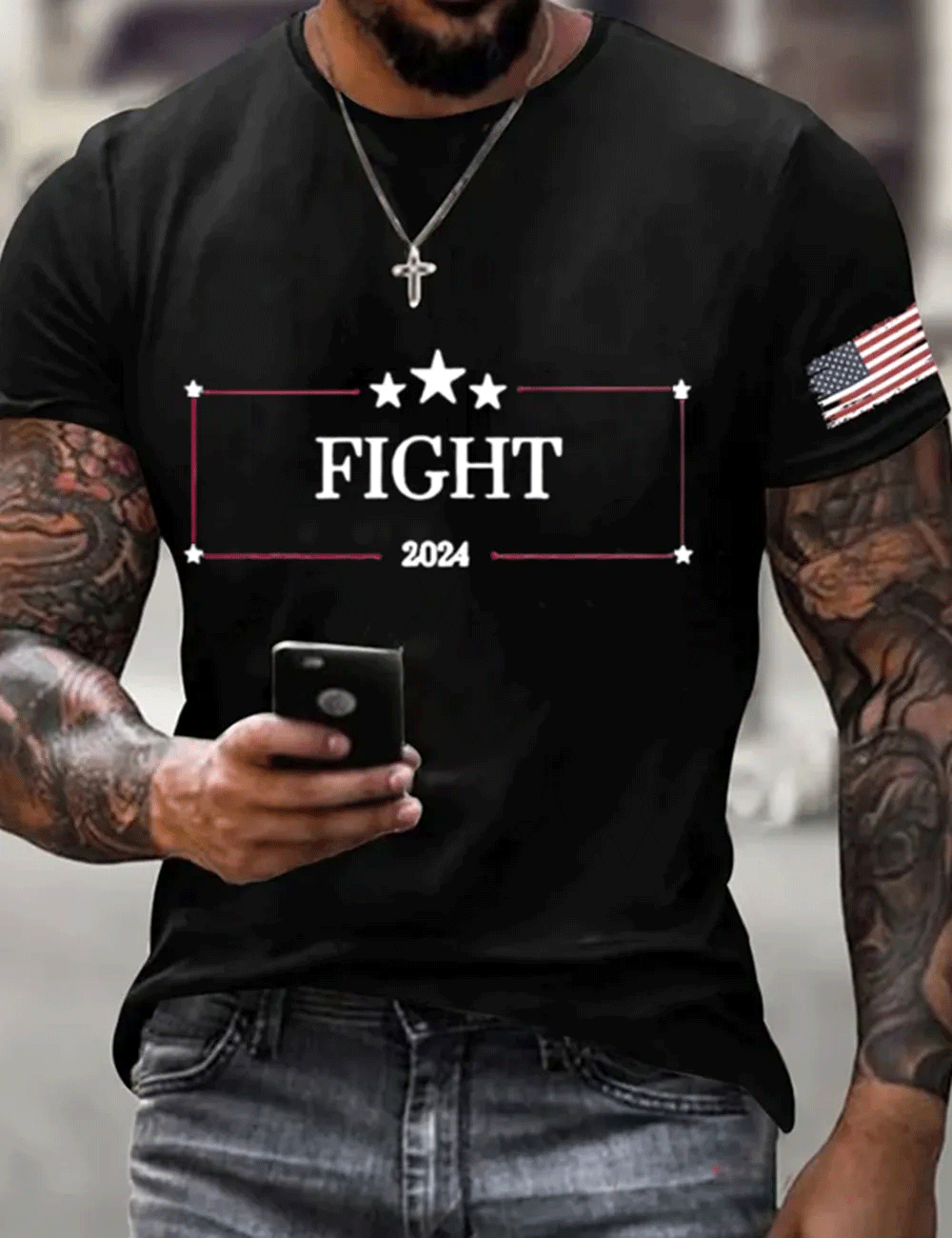 Men's Fight 2024 Tee