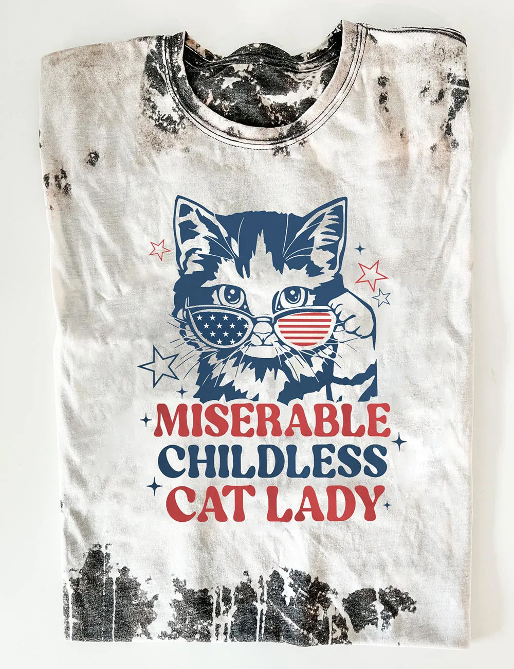 Miserable Childless Cat Lady Tee