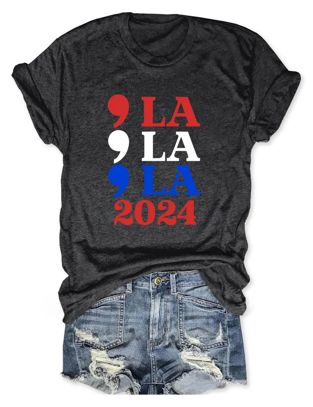 Women's Comma-La 2024 Print T-Shirt